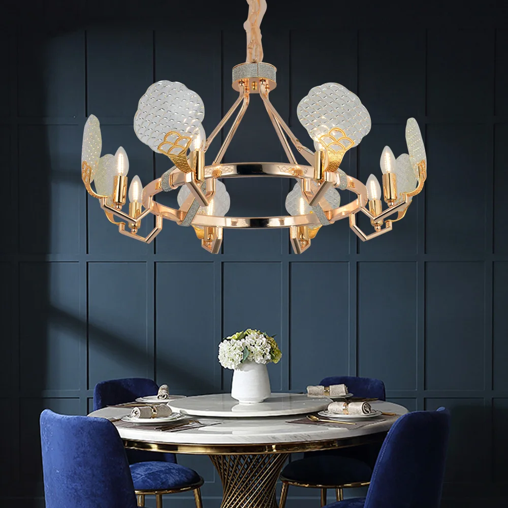 Wholesale light luxury custom modern ceiling lamp crystal chandelier household household bedroom living room crystal chandelier