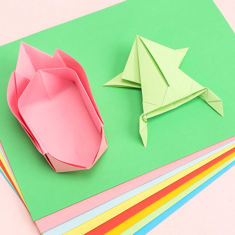 Custom 180g Hard A4 Size DIY Handmade Cardboard Craft Origami Paper
