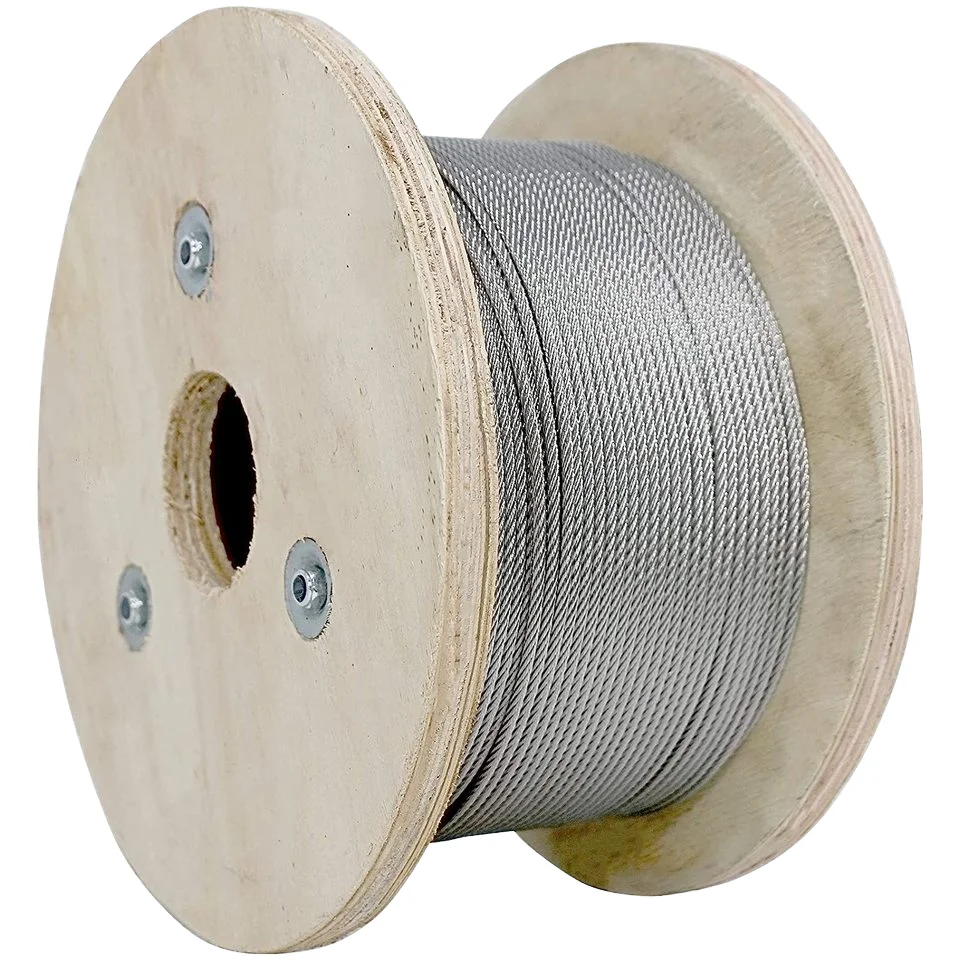 6x19+FC 7x19 IWRC Galvanized Steel Wire Rope Cable 1/2 inch