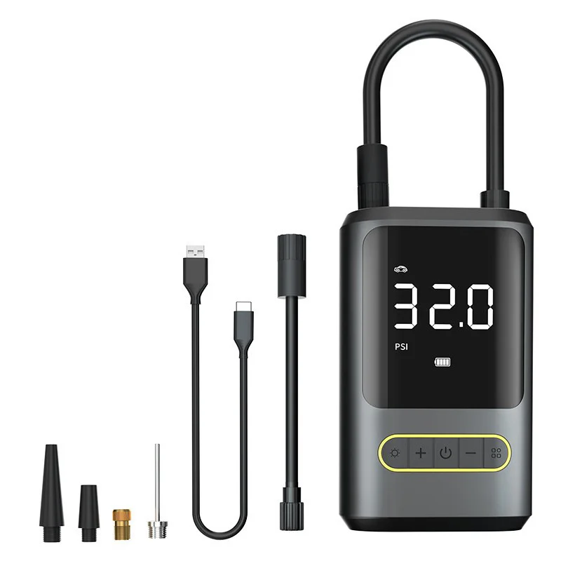 Hot Selling Wireless Automatic Air Pump 150psi Rechargeable Tire Inflator portable tire pump for car bicycle ball motorbike