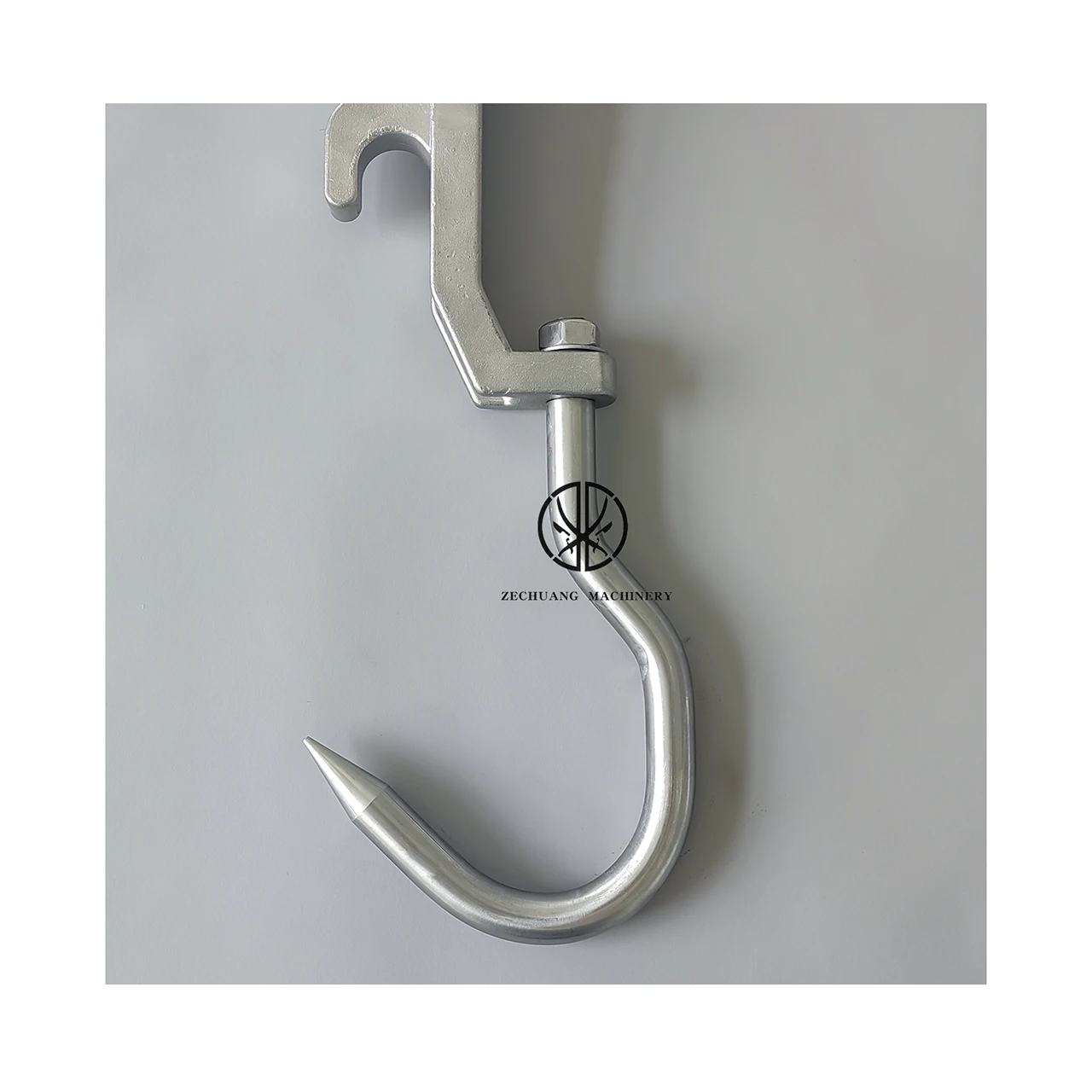 High Productivity Bovine Equipment 200 Cow Slaughter House Pulley Hook For Beef Abattoir Machine Use Stainless Steel Material