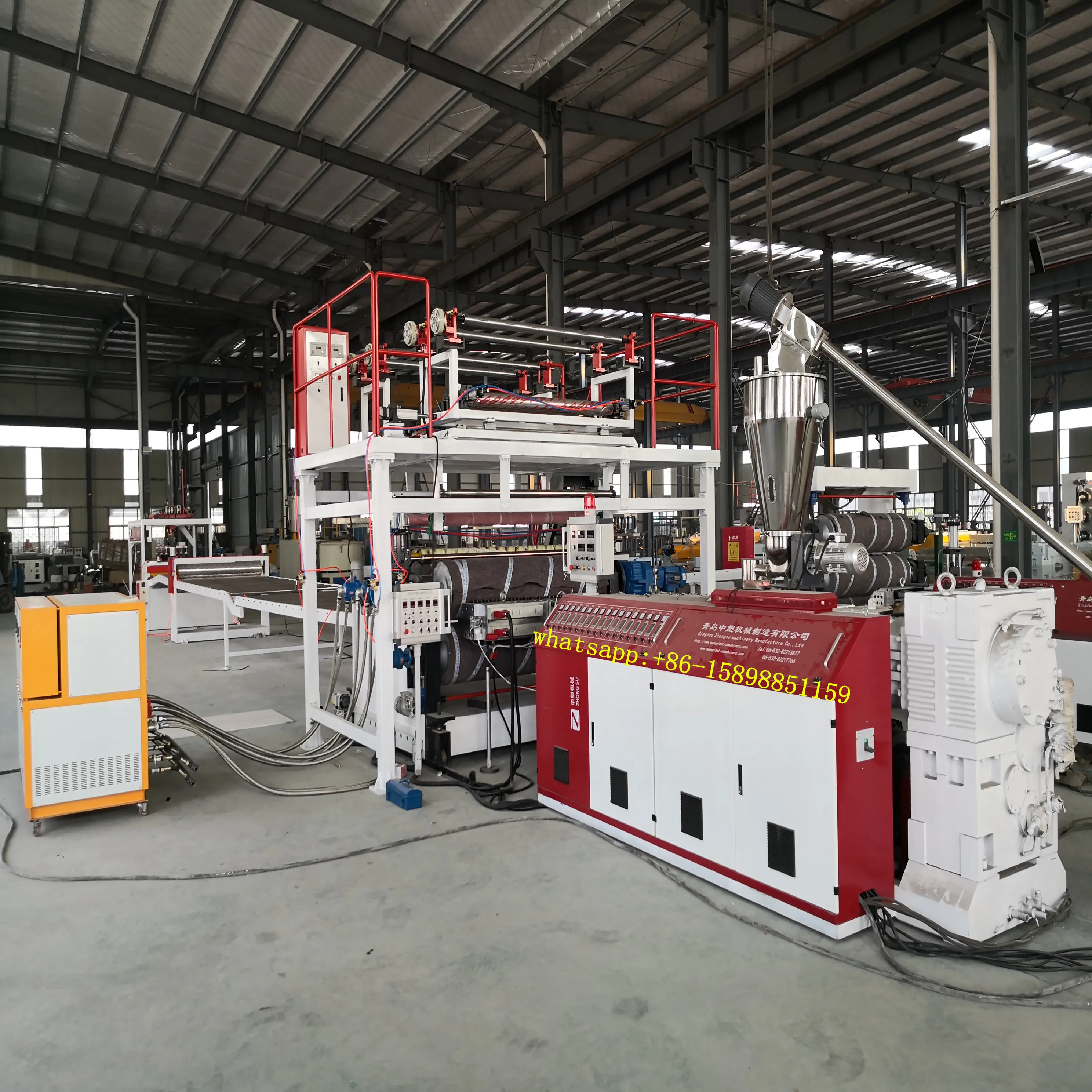 SPC Flooring Machine