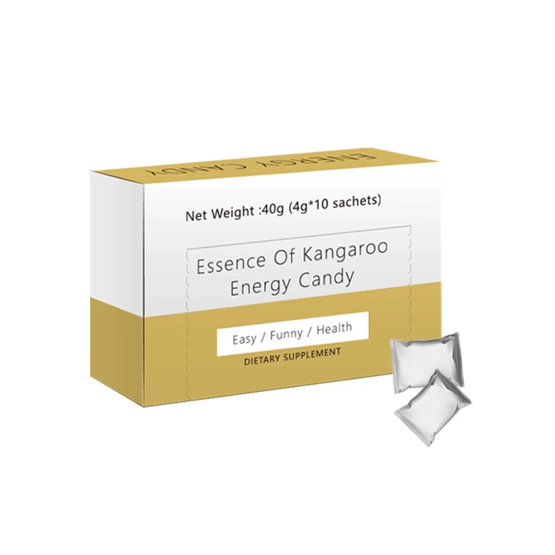 Private Label Men Coffee Candy Health Care Supplement Kangaroo Energy Candy