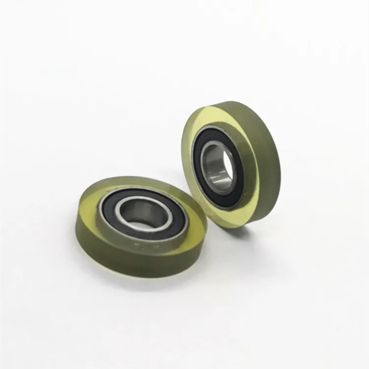 high quality 8*22*5mm 22mm 688rs soft rubber pu bearing rollers