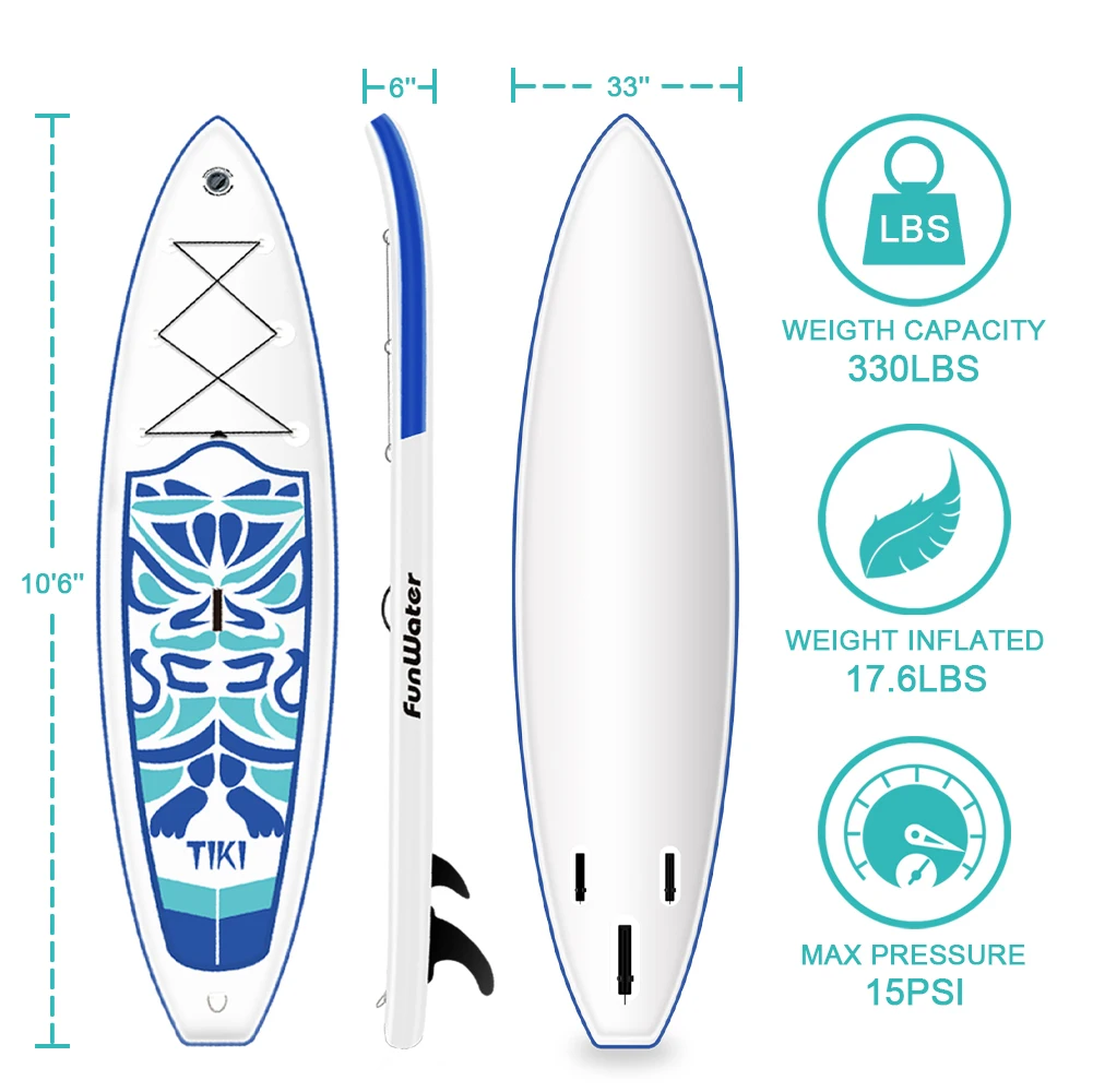 FUNWATER дропшиппинг sup весло доска надувная для серфинга пластмассовая stand