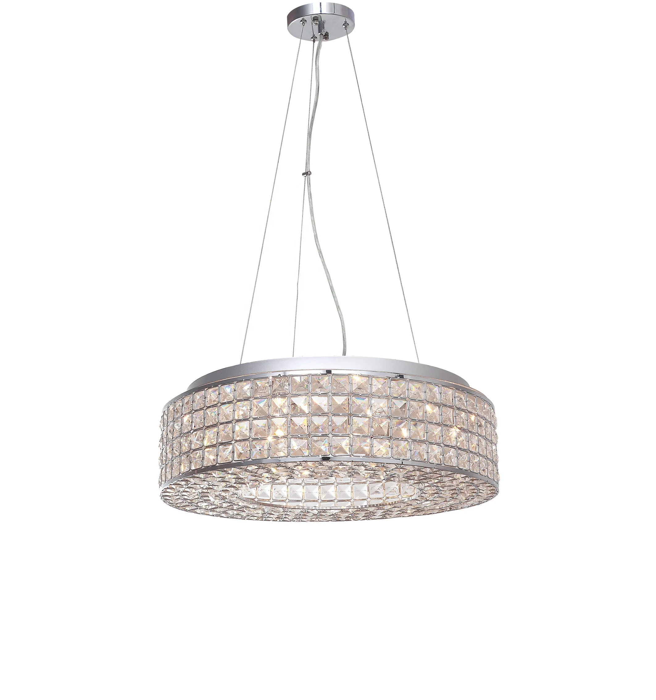 nordic chinese crystal floral globe linear round led pendant chandelier light modern