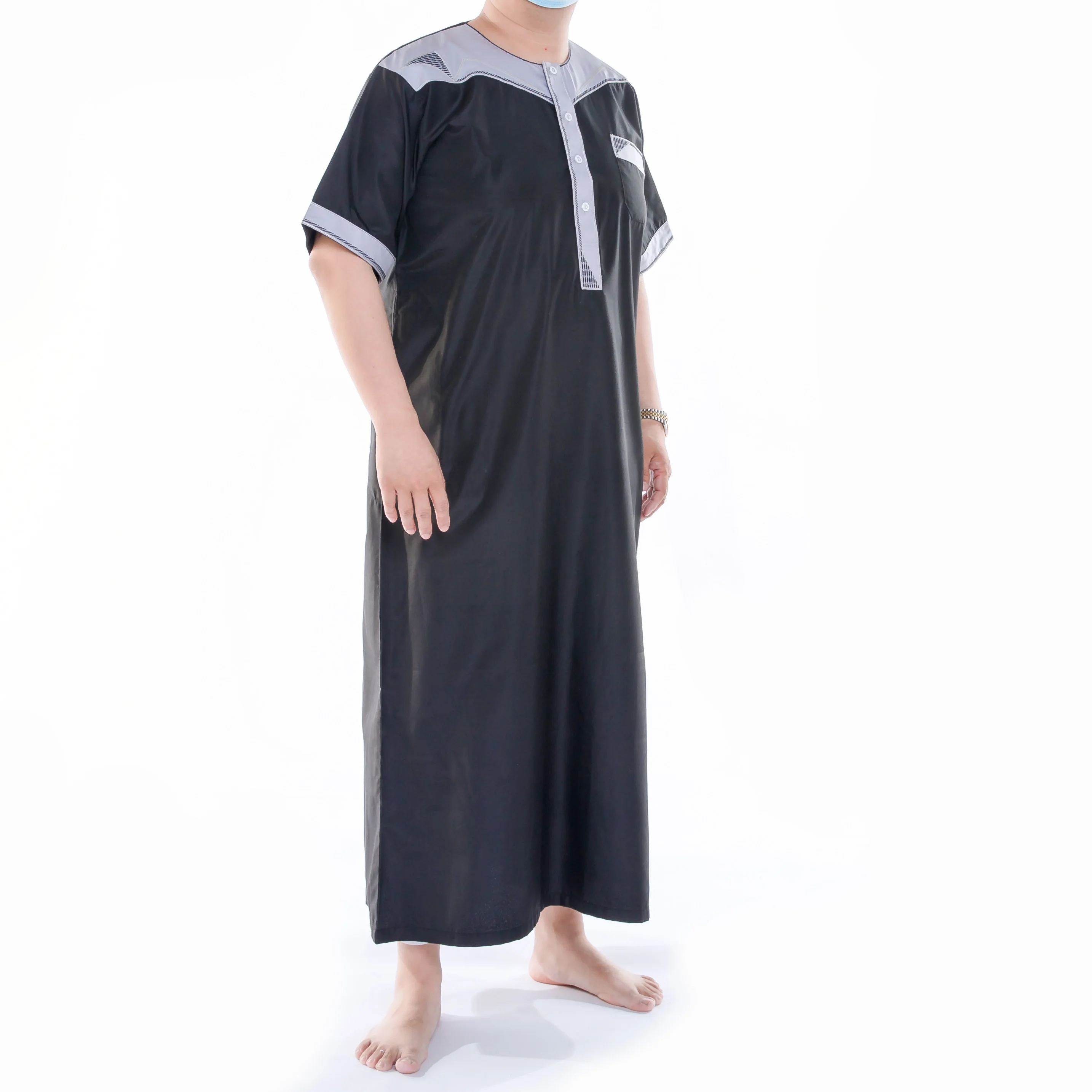 Muslim Moroccan Men Clothing Djellaba Handmade and Embroidered Breathable hooded Medium arab thobe jalabiya men djellaba man