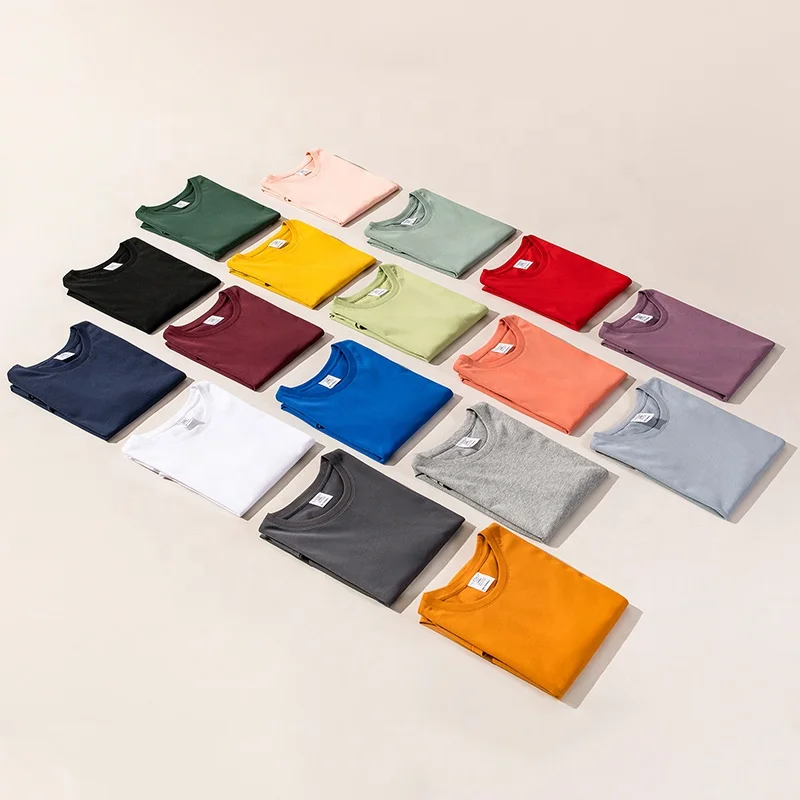 
Wholesale 100% Cotton Mens Blank Tshirt High Quality Custom Printing Logo Printed Black T Shirts 