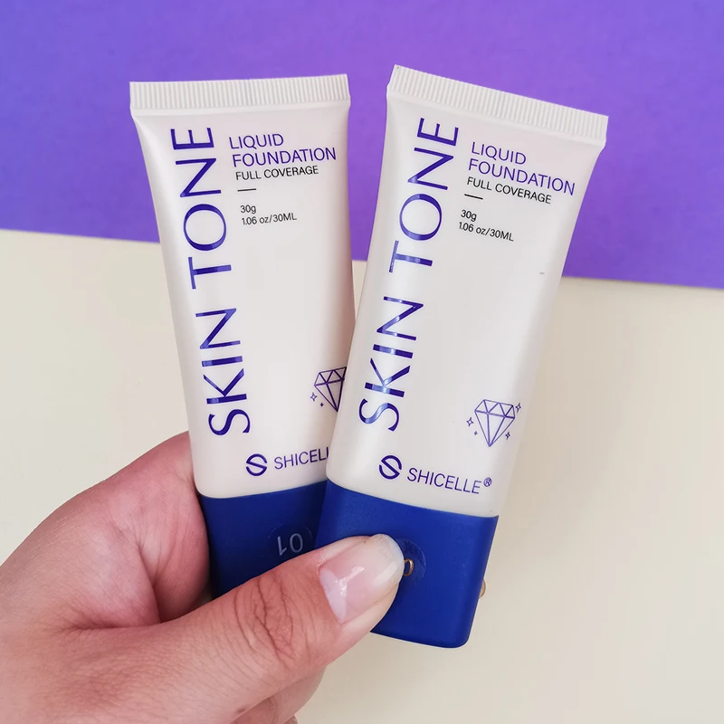 SHICELLE Waterproof makeup  liquid control oil foundation moisturizing natural concealer