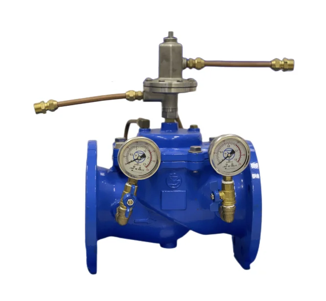 30years factory manufacture differential pressure bypass valve cast iron hydraulic water level control valve