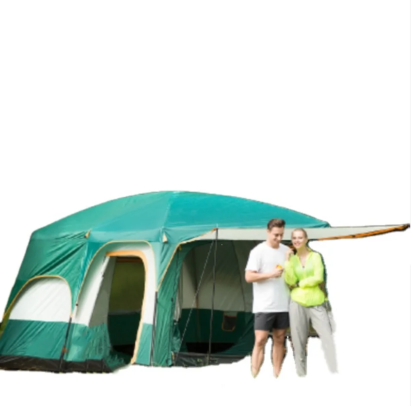 
Double Layer Big Camping Tent Cheap Price Tent Camping 4 Person Family Outdoor Tents Camping Outdoor Waterproof Large Family 