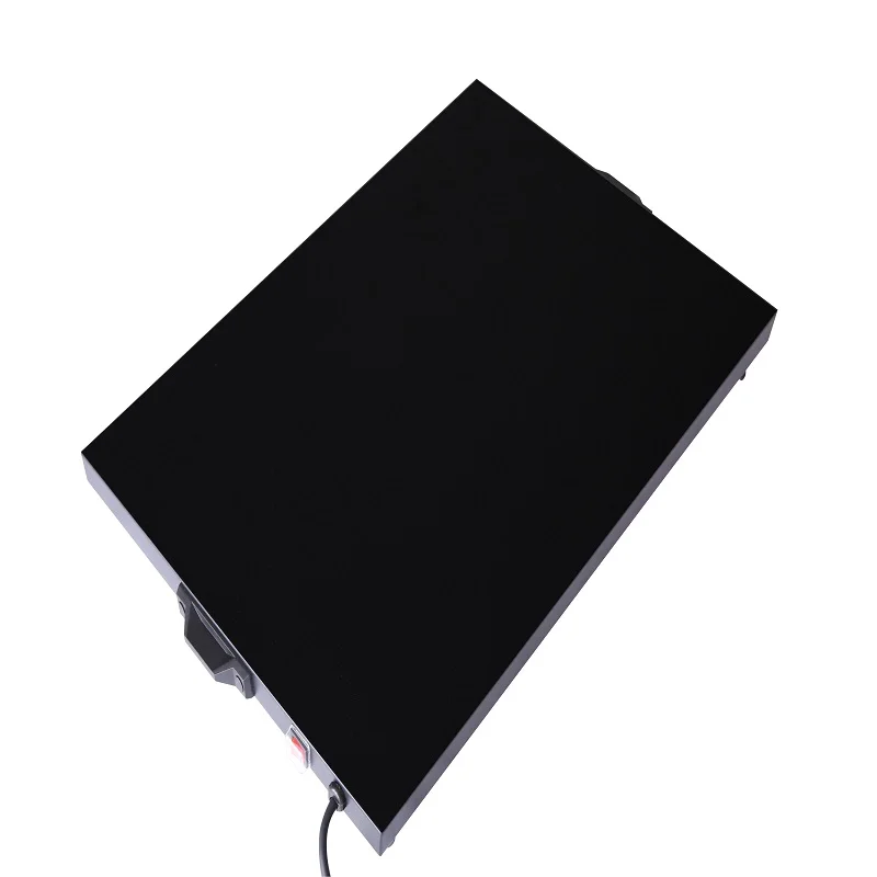 220V Black Metal Heating Board Food Warming Mats With Israel Plug