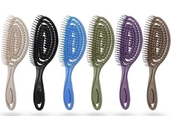 Hot Hair Scalp Massage Comb Curly Detangle round Hair shampoo Brushes and combs detangler for Salon Hairdressing Tools