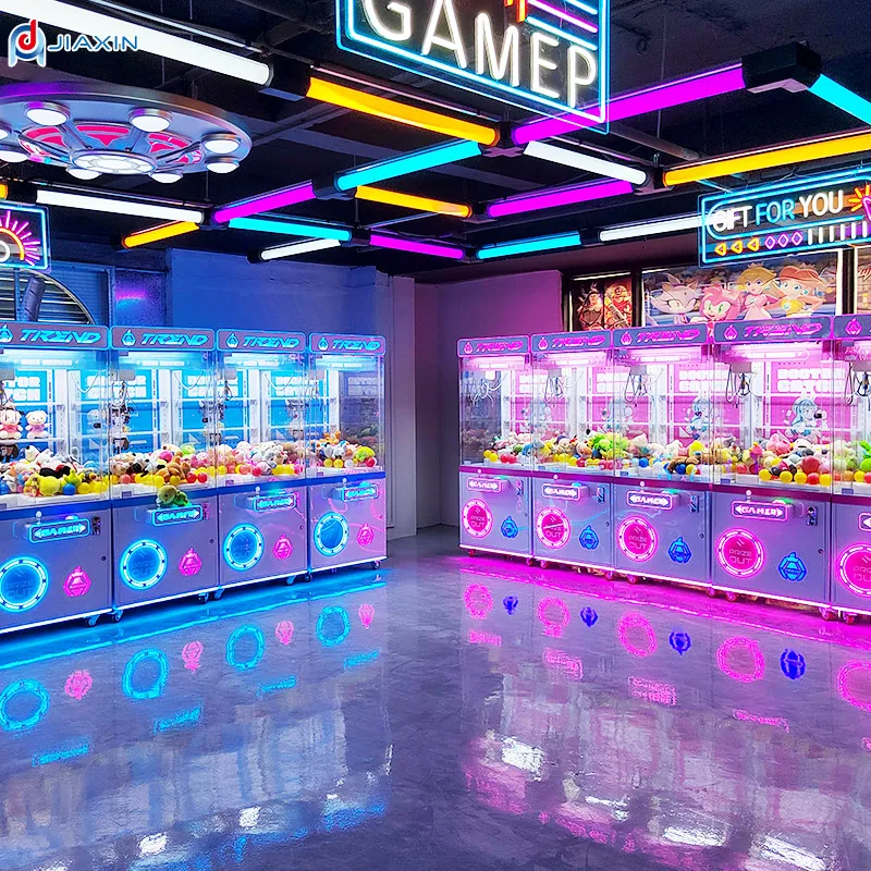 Factory direct coin operated crane machine mini plush toy claw machine kit toy crane mini kids crane machine