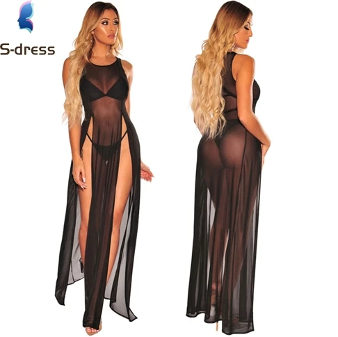 D93215 Sexy see through African 1 Piece Beachwear women beach wear dresses 2020 new arrivals