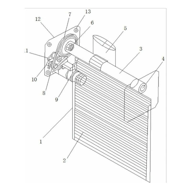 Long Life Service 2400W 1.5A 1000KG Force 14M Rise Height Security Reinforcement Steel Roller Motor Operator