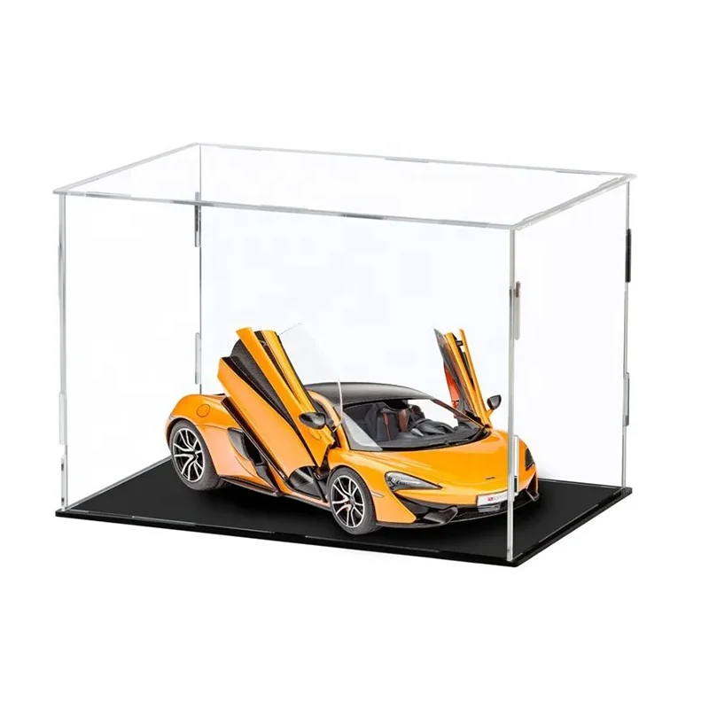 Good quality high demand durable customized apex tobacco shop white clear acrylic display pyramid loose stone box