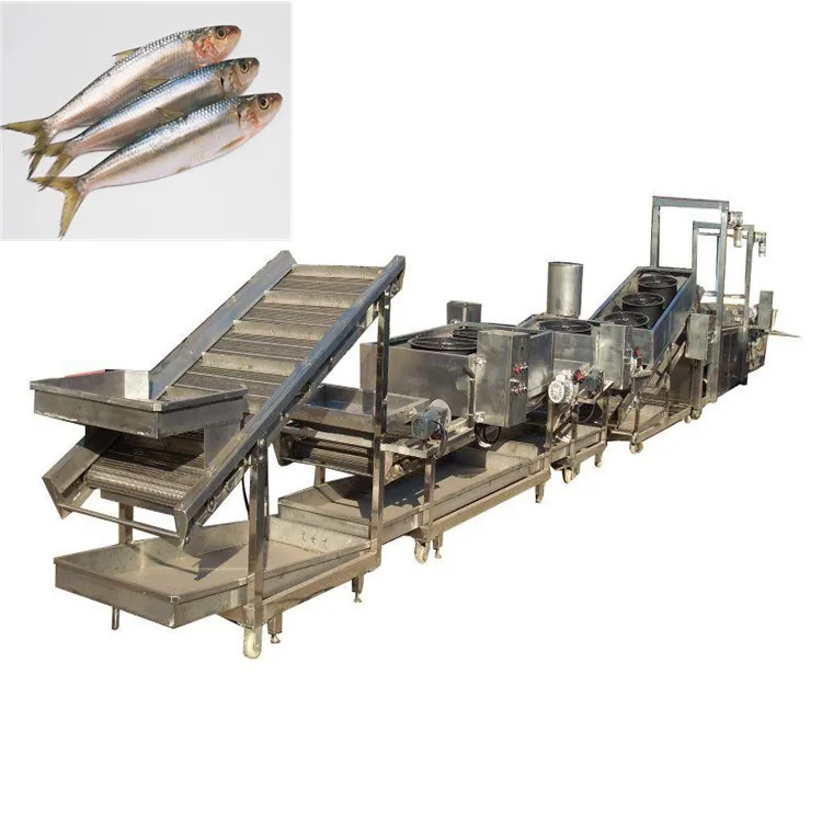 small scale canned mackerel processing machine