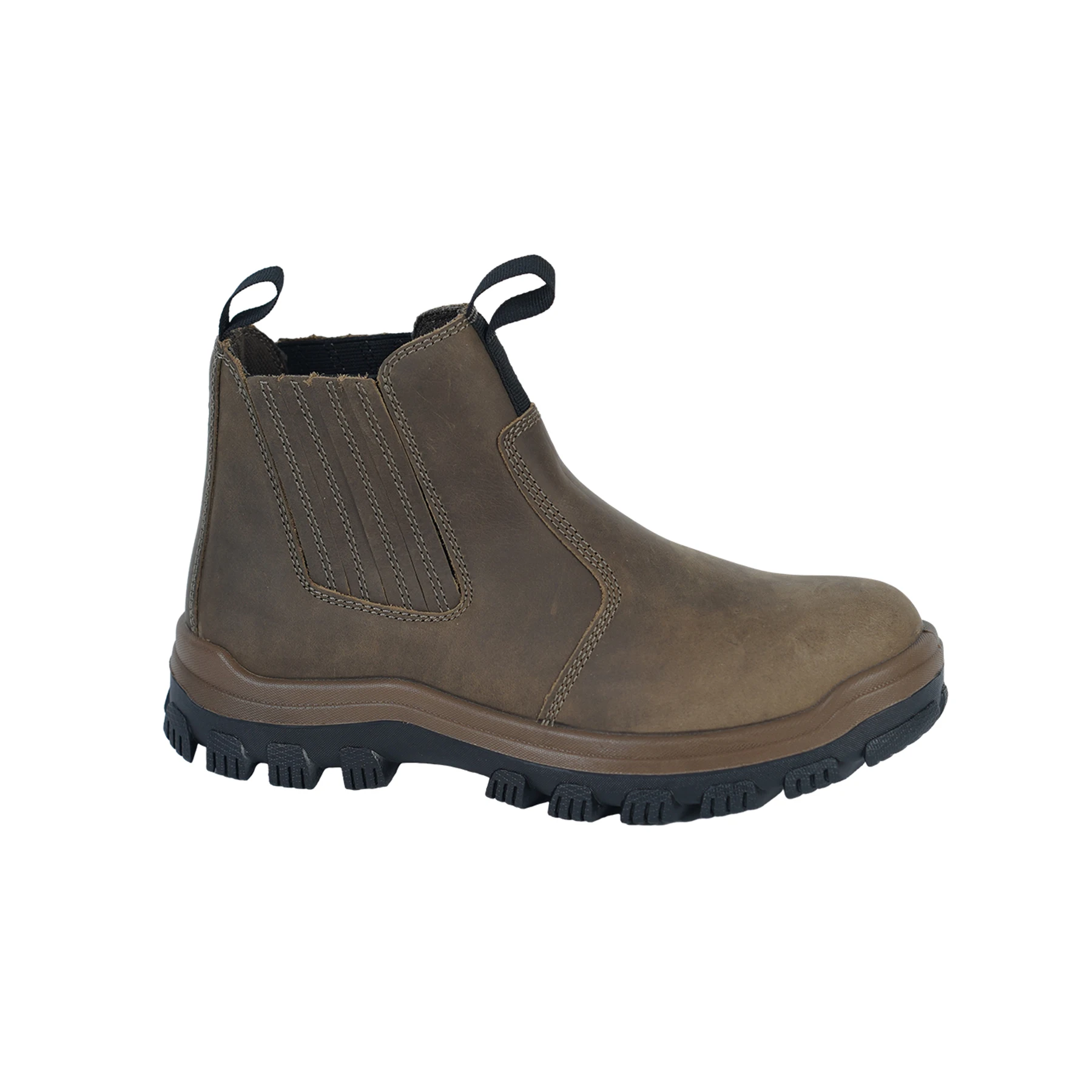 PINNIP Chel-sea Hot Sale Martin Shoes Natural Cow Leather  Oil resistance Green Compression Resistant