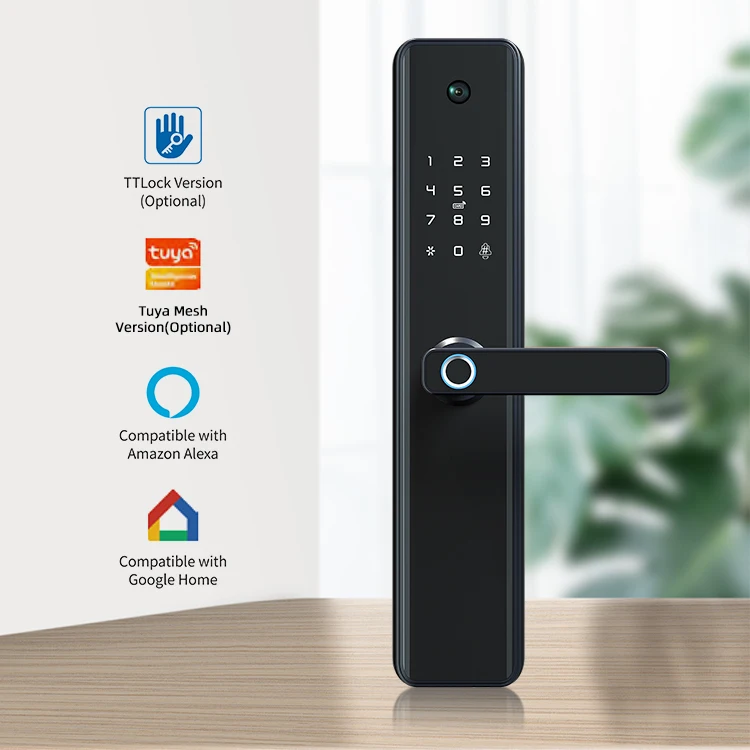 Volibel Smart Combination Electronic Fingerprint 1080 Hd Wifi Cameras Remote Fingerprint Lock with Camera