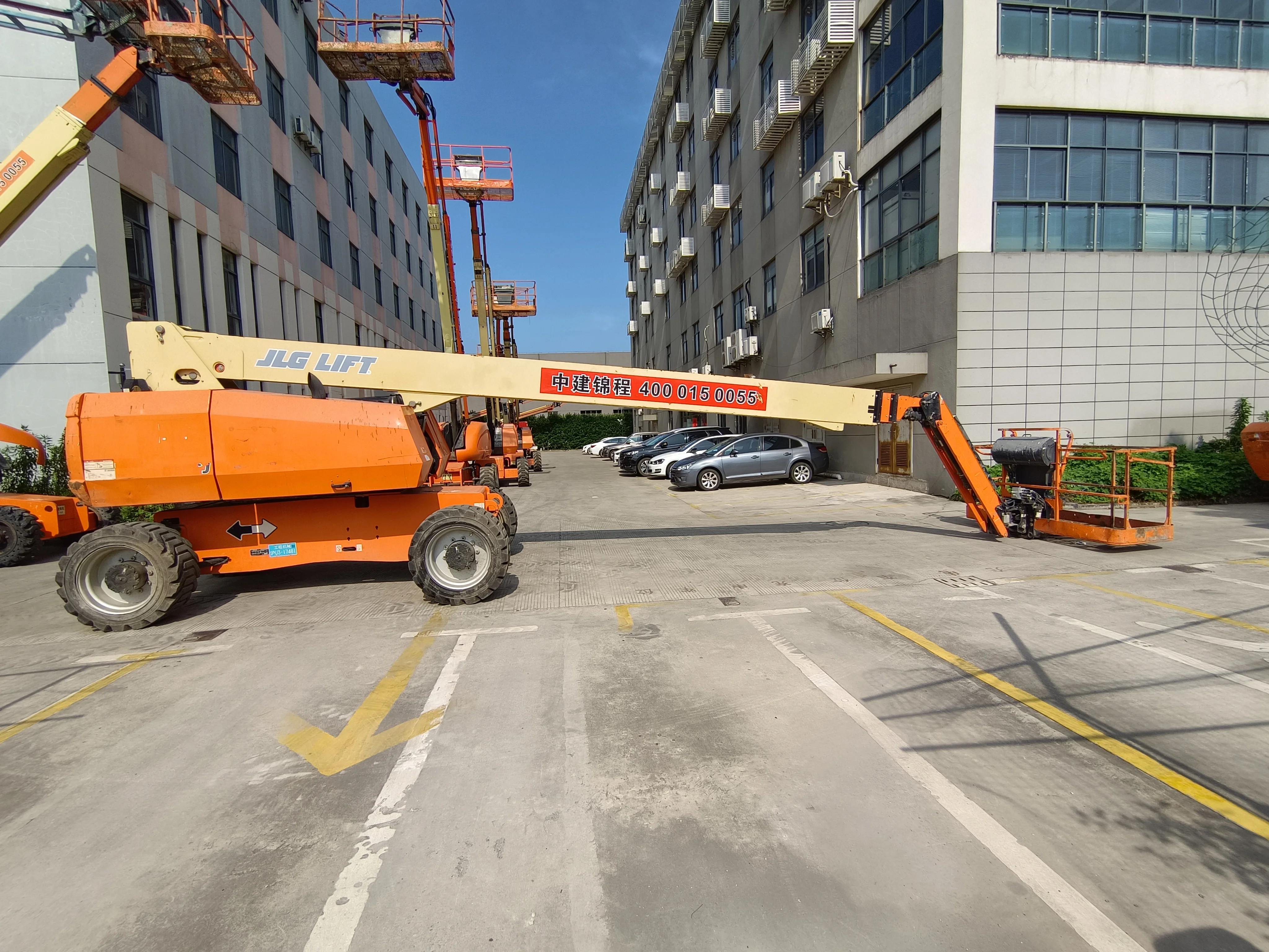 used JLG 20m 40m aerial work platform articulate lifting boom lift table operation platform for sale