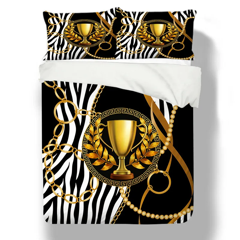 Bedding Set Luxury Duvet Cover King Size Microfiber Comforter Covers Queen Full Double Bed Sets Boys Girls Home Decor