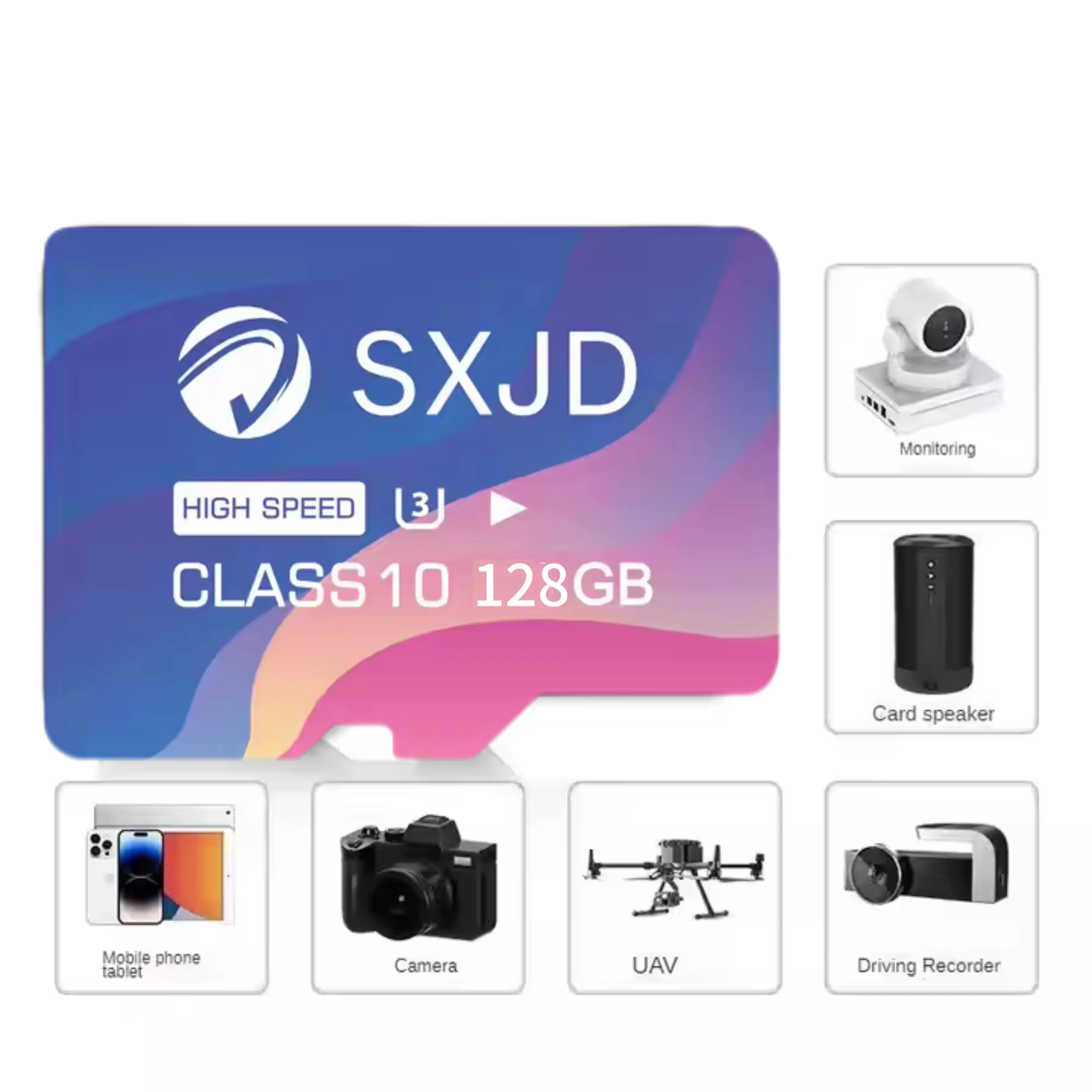 OEM Custom 8Gb 2Gb 16Gb 32Gb 64Gb 128Gb Fast Speed Siemens Sd Tf Memory Cards For Phone Camera Lenovo Memory Headphones Tf Card