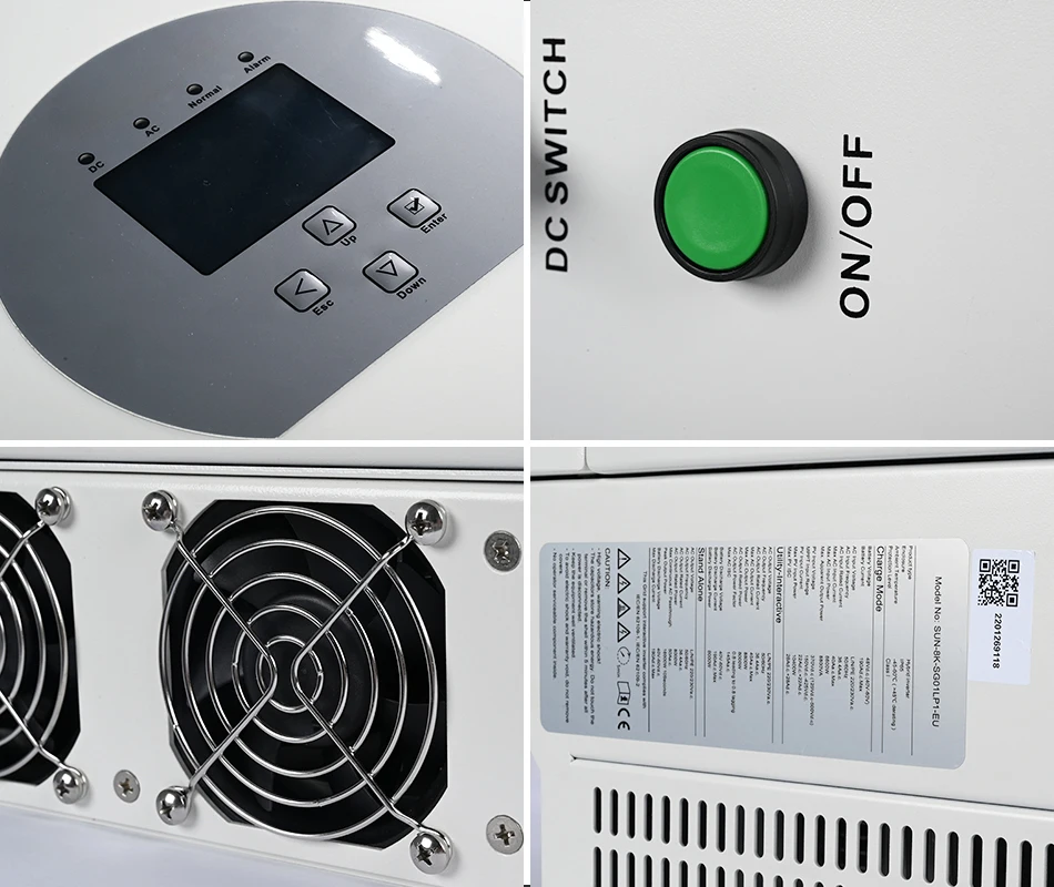 5kw 10kw 12kw Hybrid Inverter 8kw Solar Inverter Power Charger System Single Phase 10kw 3 Phase Inverter Solar