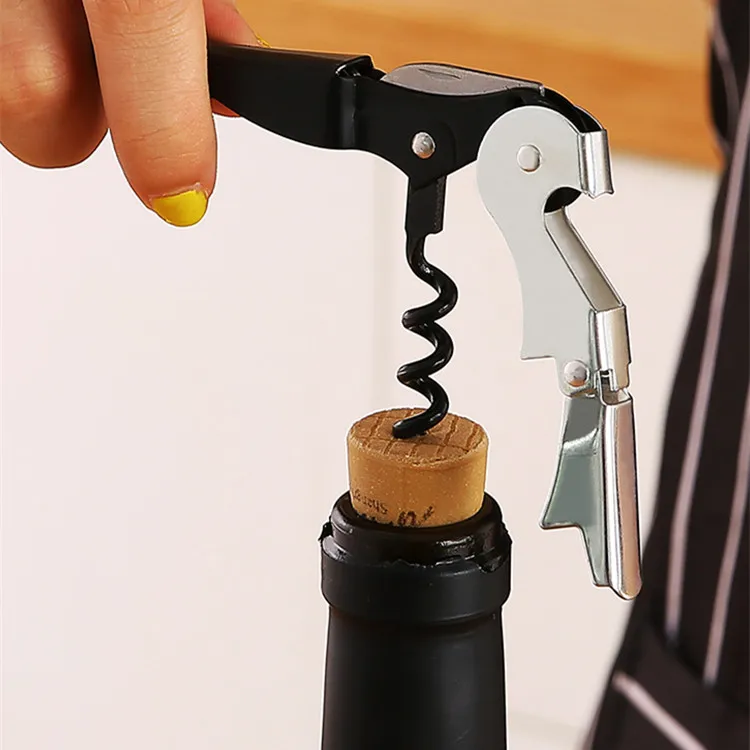 Multi-function wine cork screwdriver stainless steel bottle openers for various wine bottles