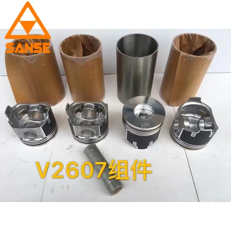 Excellent quality  V3307 Diesel engine Liner kit , rings piston suit for kubota excavator construction machinery parts
