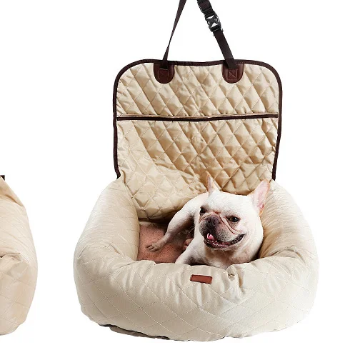 Warm And Thick Padded Car Seat Pillow Pets Cotton Cushion Front Pet Seat Mat Pet Funky Dog Car Seat Cover