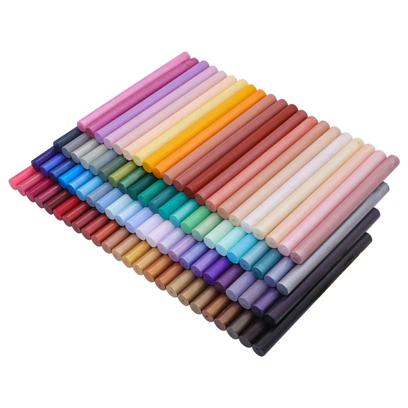 Round glue gun wax seal stick for wax sealing stamp