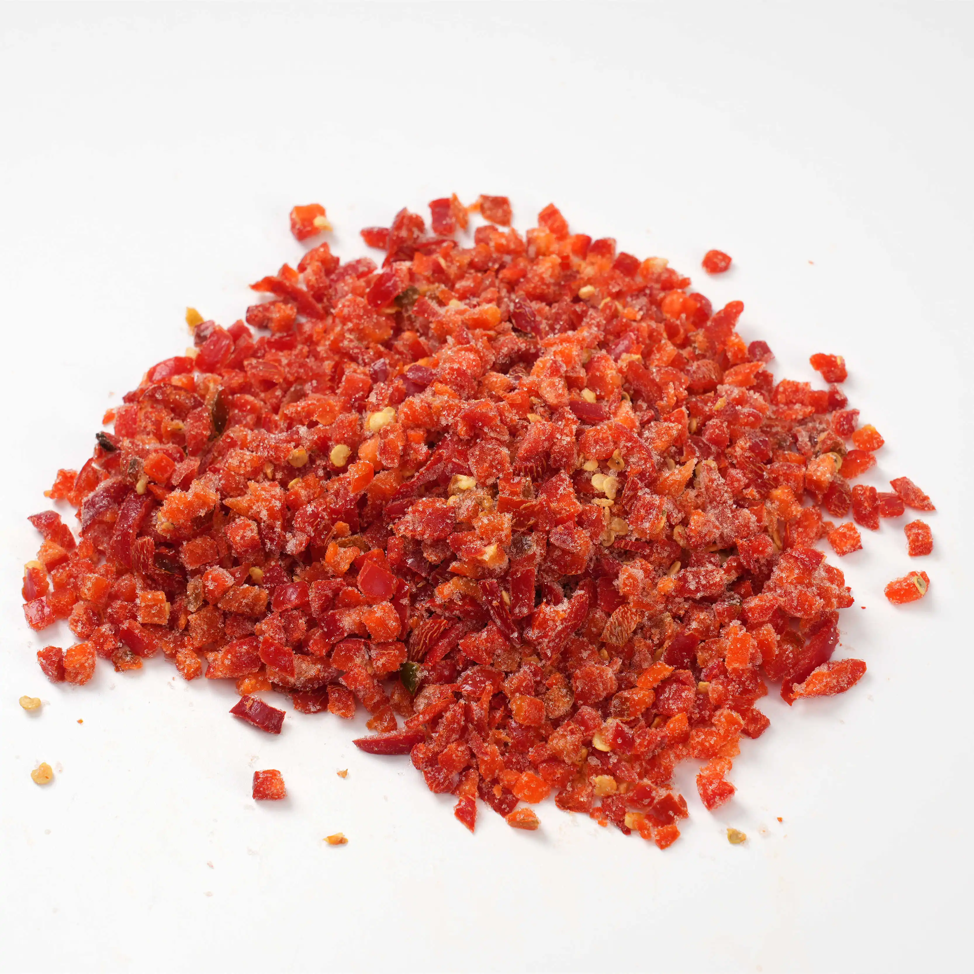 Kosher Jalapeno Mash IQF Frozen Vegetable  DICED Red  Jalapeno