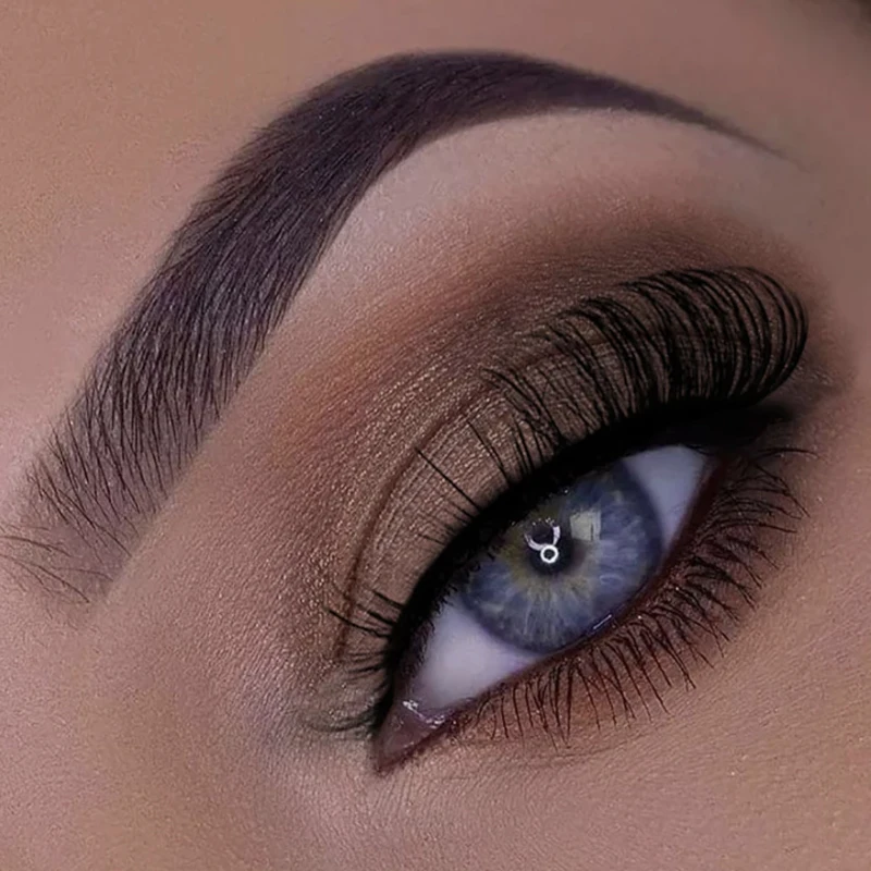 10 Pairs False Eyelashes Fluffy Wispy Curly Russian Strip Eyelashes Natural Look 3D Faux Mink Lashes 10MM Lashes D Curl