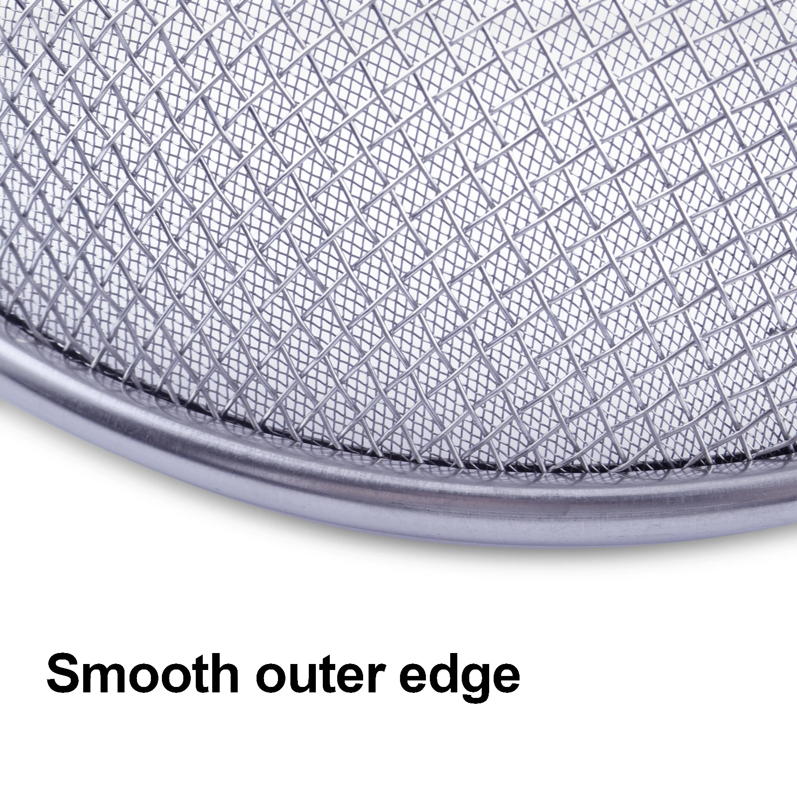 Double Layer Fine Mesh Strainer Sifter Filter Sieve Well Welded Long Handle Rustproof Filter Stainless Steel for Pulp and Tea