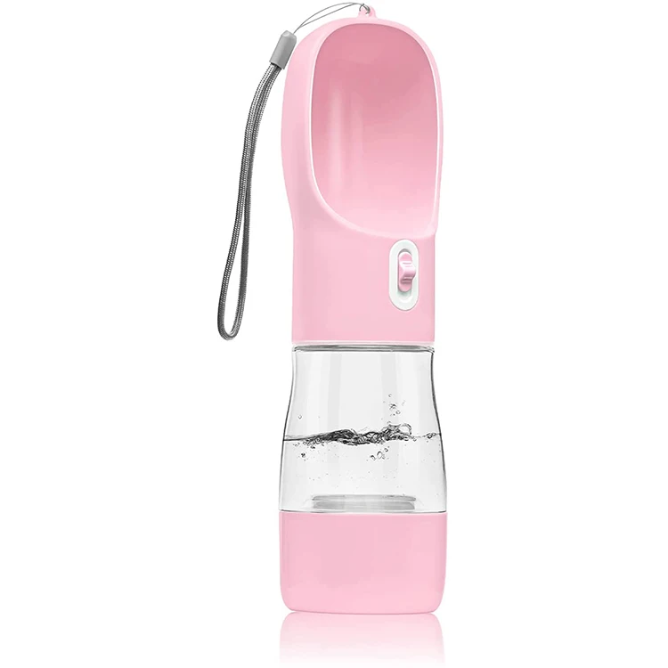 Оптовая продажа с фабрики, пластиковая портативная бутылка для воды для собак для путешествий на открытом воздухе