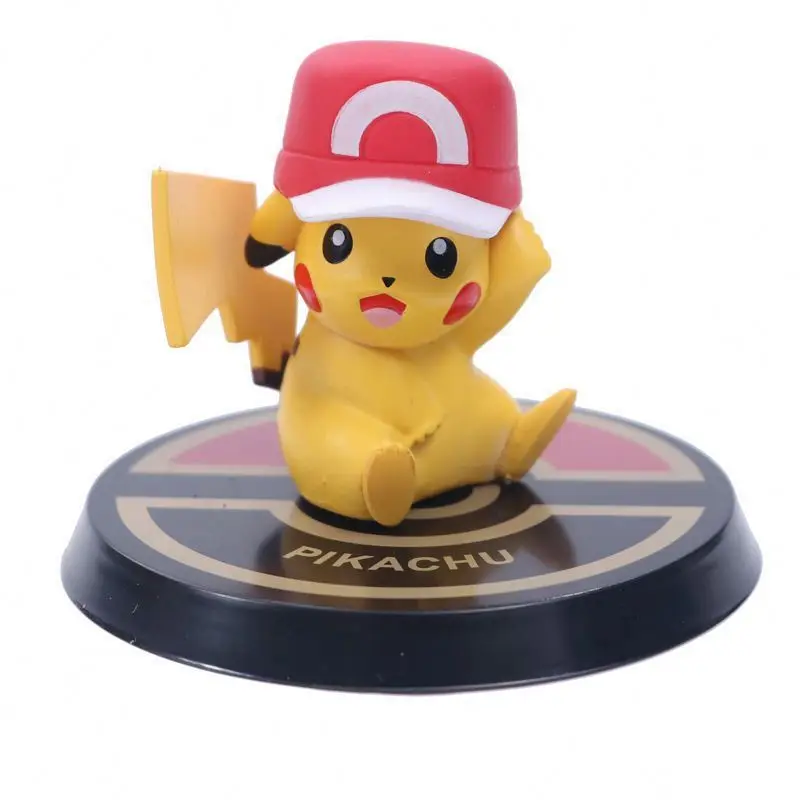 New 6 Style Anime Figure Set Pika-chu Charmander Squirtle Mewtwo PVC Doll Japanese Cartoon Character Po-ke-moned Figurine
