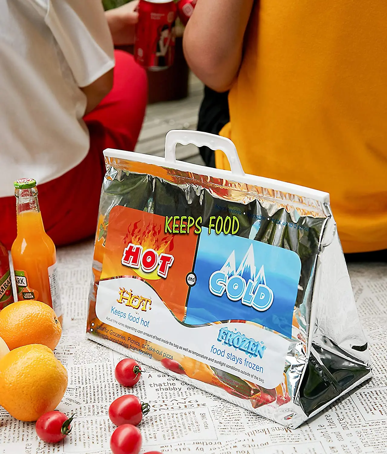 Hot Cold Thermal Bags Portable Waterproof Insulated Thermal Food Delivery Bag Reusable Lunch Cooler Thermo Bag