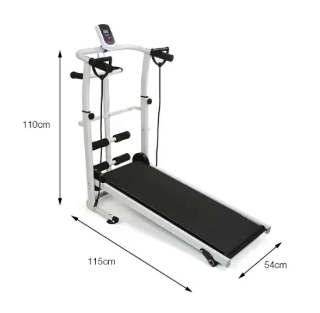 Factory price wholesale foldable jogger indoor mechanical treadmill sit-ups exercise large fitness equipment with tilt