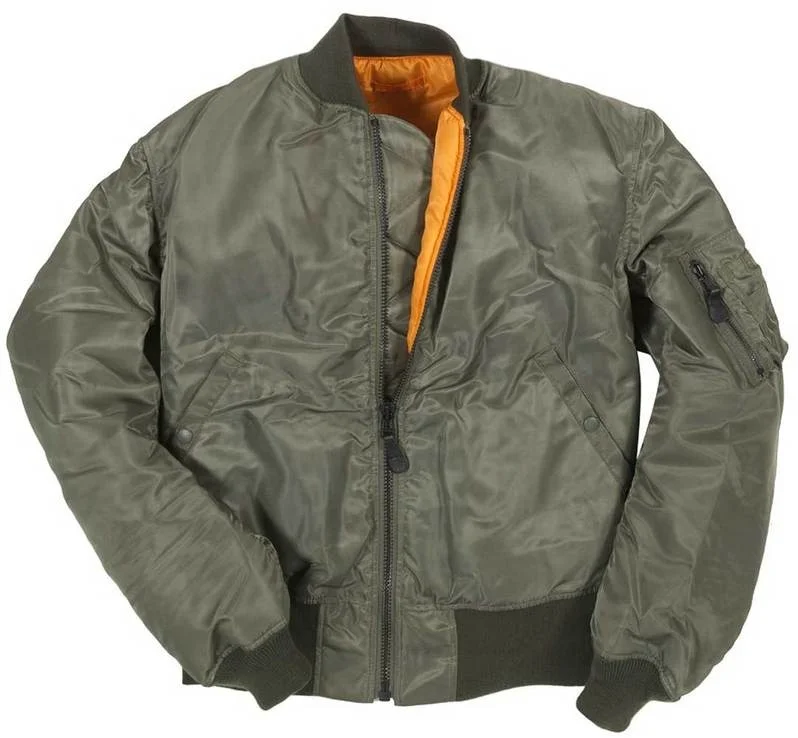 Зимняя сохраняющая тепло дизайнерская мужская атласная армейская куртка-бомбер из полиэстера и нейлона