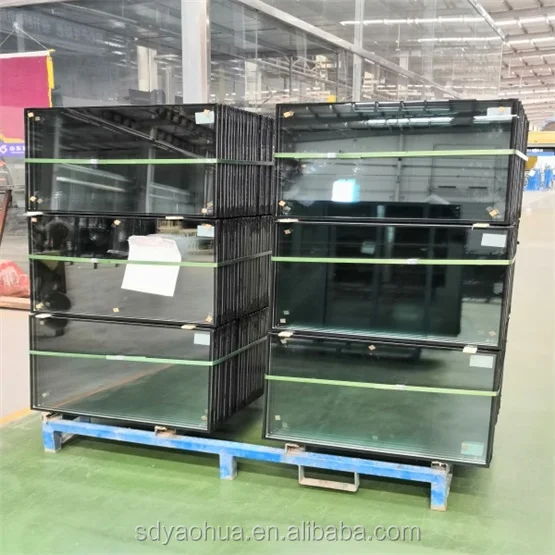 Wholesale price soundproof clear insulated glass unit 5+9A+5mm double glazing windows from China glass factory
