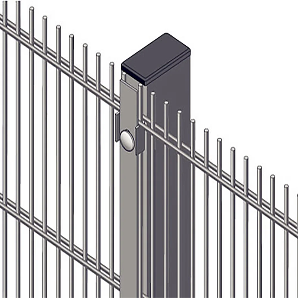 Germany Powder Coated 868 656 Double Wire Fence Twin Wire Galvanized Double Welded Wire Mesh Fence Double Rod Mats Fence