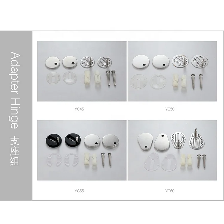 Modern Bathroom Accessory Household Easy Installation Duroplast Soft Close UF Toilet Seat Cover YC002