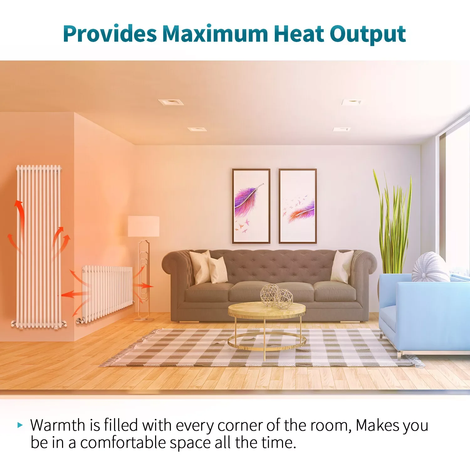 Steel Column Radiator Popular Styles Mild Steel European Style Hot Water Heater Radiator for Home Heating System