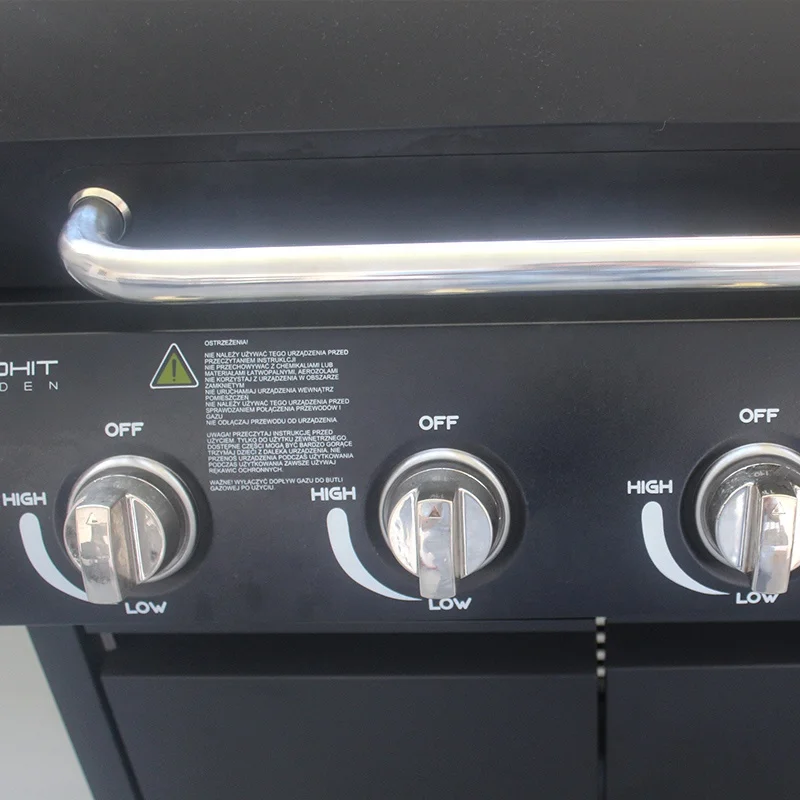 
Europe Russian Wholesale Custom Barbecue 4 Burners Gas Butane Portable Smokeless Indoor BBQ Grill 