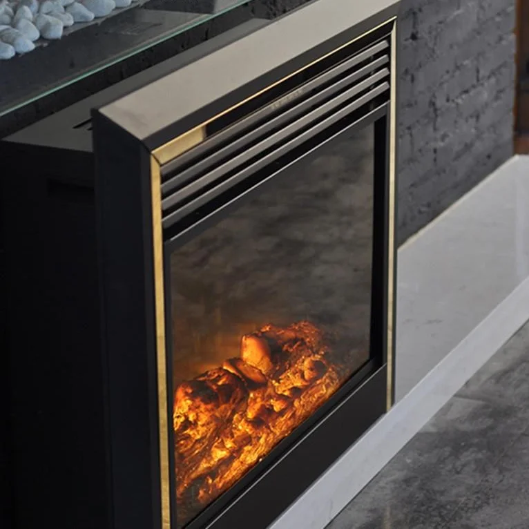 Modern Portable Indoor Household Freestanding 3D Led Electric Fireplace Heater