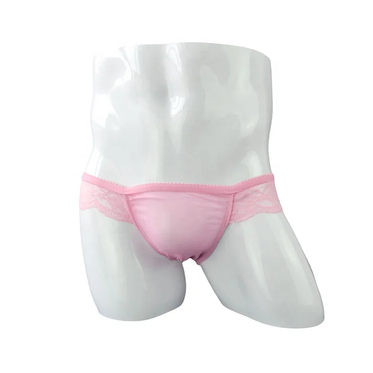 factory custom pink cute sissy sexy underwear lace elastic soft comfortable sexy panties