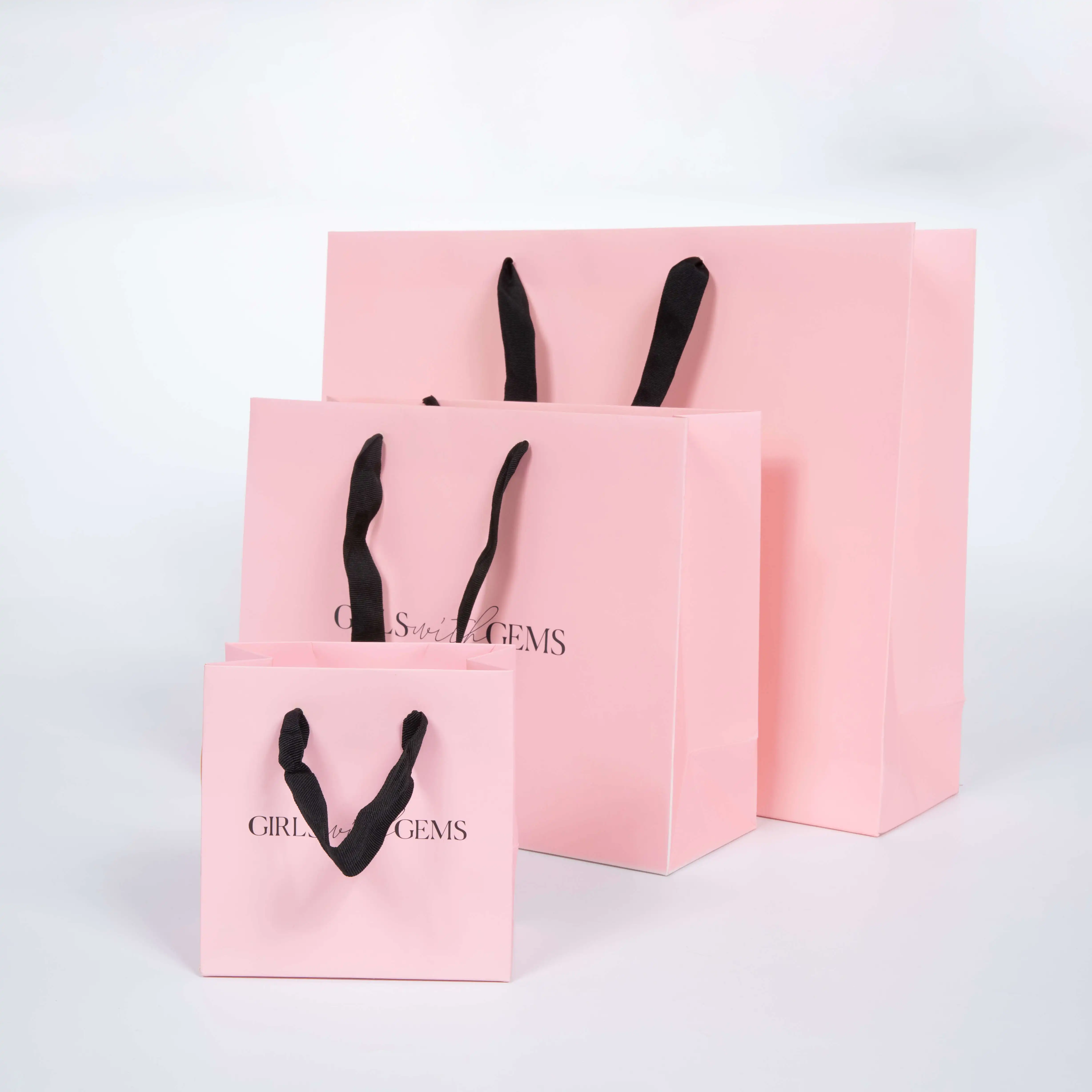 Luxury Paper Gift Bag Fashion Paper Packages for Shopping With Your Logo