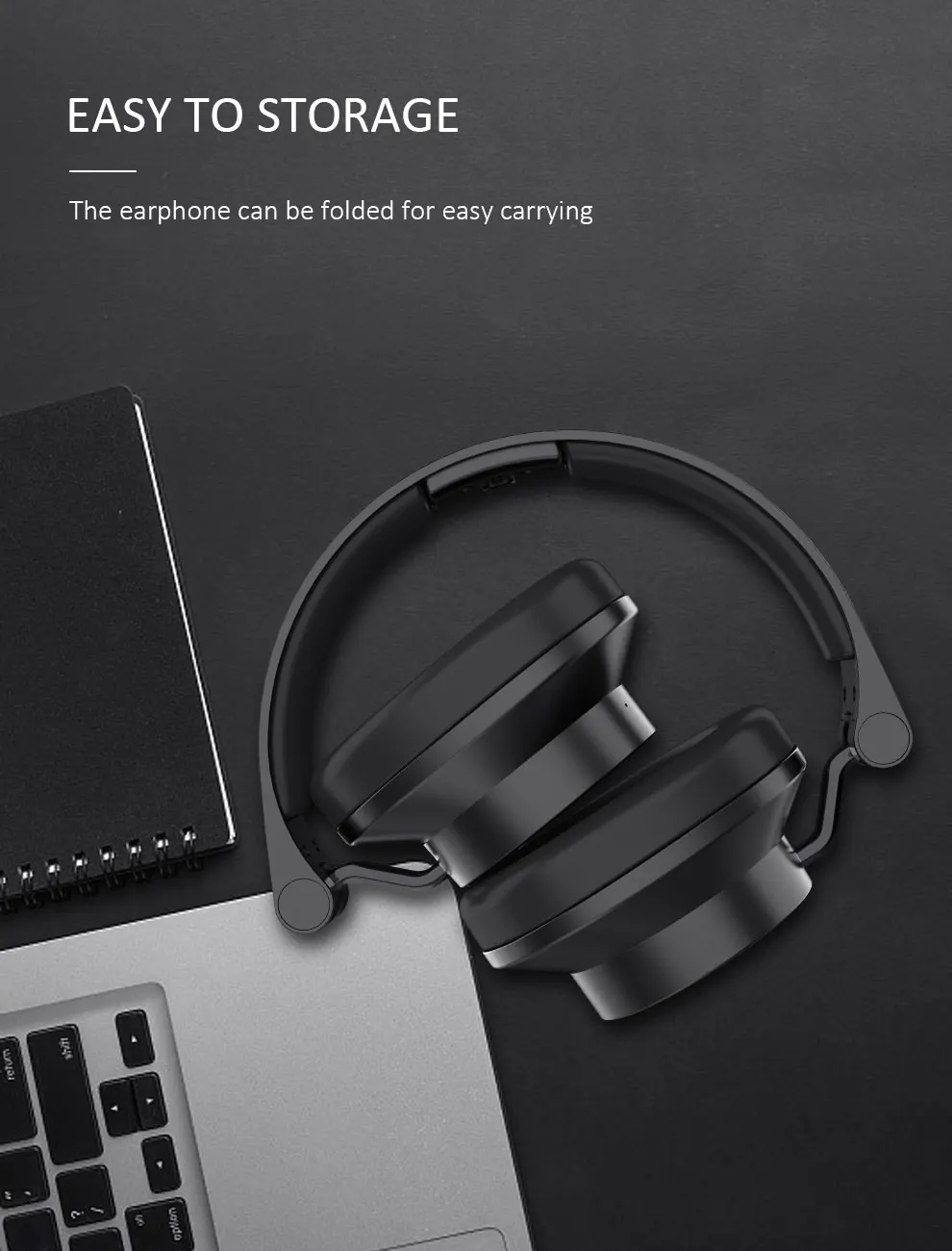 Wireless Over-Ear Headphones for TV Watching with Universally Compatible Transmitter & Charging Dock, 18hr Audio P