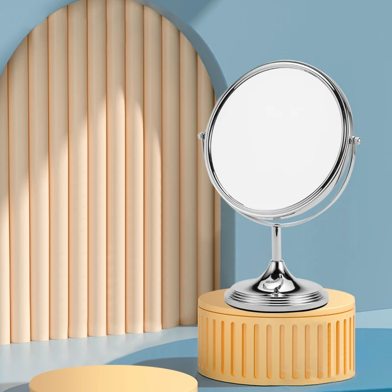 Увеличительное зеркало для ванной комнаты индивидуальное макияжа круглое роскошное домашнее туалетного столика